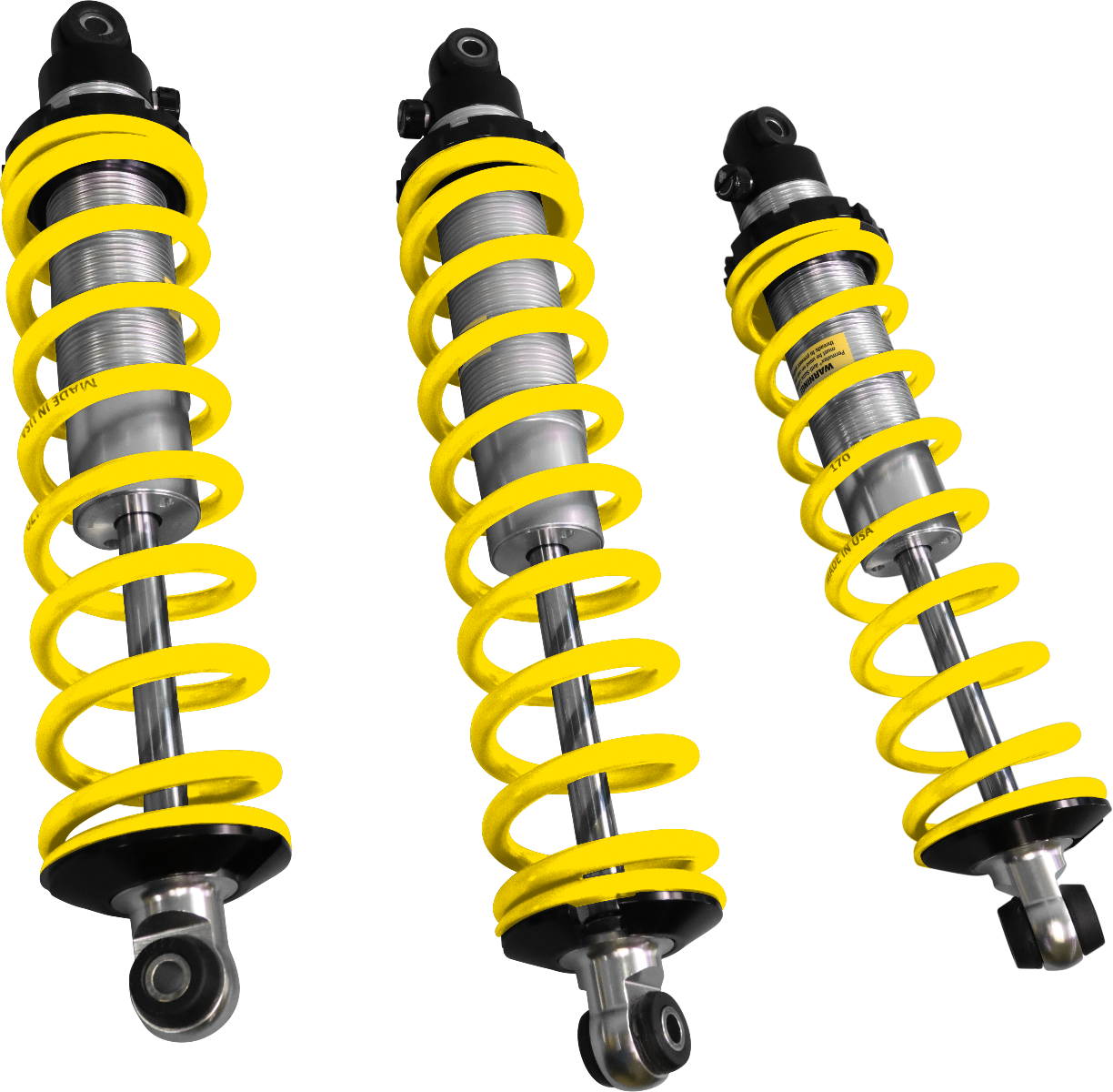 TWIST DYNAMICS DOUBLE ADJUSTABLE SHOCK SET FOR THE POLARIS SLINGSHOT (2015-2024)