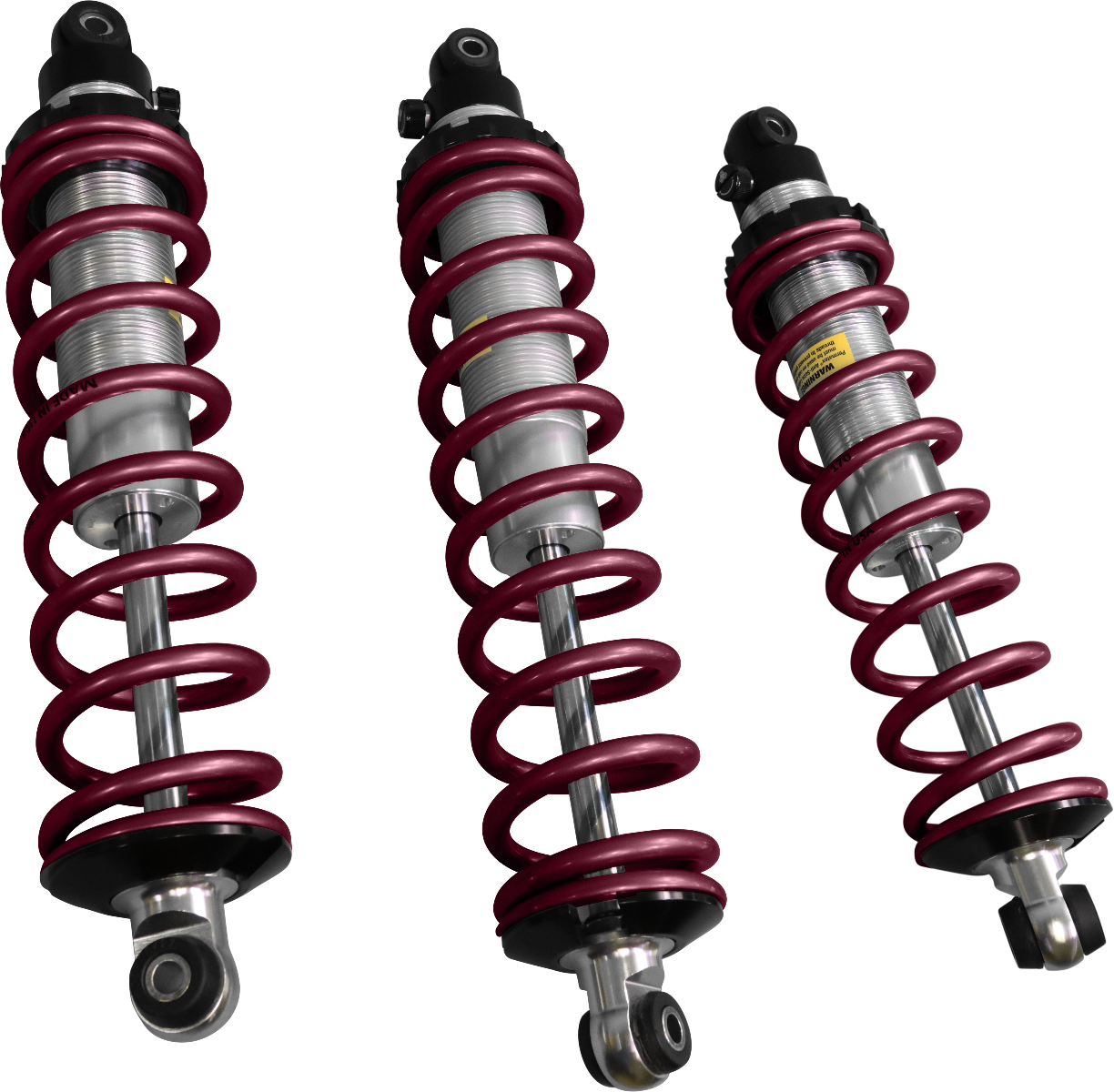 TWIST DYNAMICS DOUBLE ADJUSTABLE SHOCK SET FOR THE POLARIS SLINGSHOT (2015-2024)