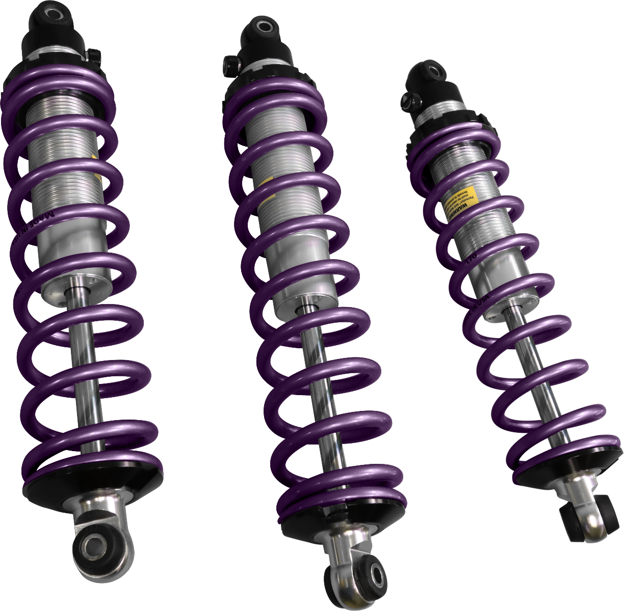 TWIST DYNAMICS DOUBLE ADJUSTABLE SHOCK SET FOR THE POLARIS SLINGSHOT (2015-2024)
