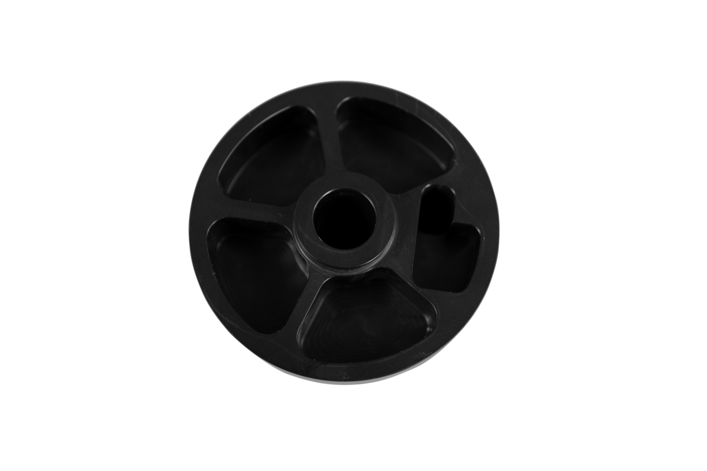 TWIST DYNAMICS STEERING WHEEL ADAPTOR FOR THE POLARIS SLINGSHOT (ANODIZED BLACK)
