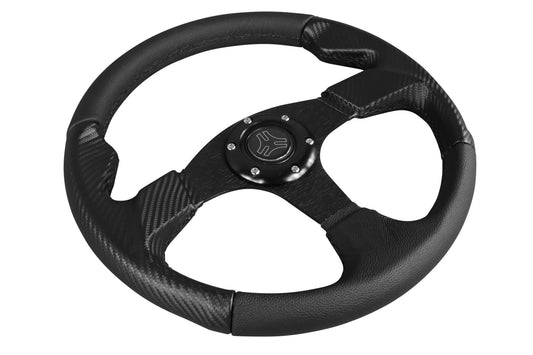 TWIST DYNAMICS ROUND STEERING WHEEL KIT WITH ADAPTER FOR THE POLARIS SLINGSHOT
