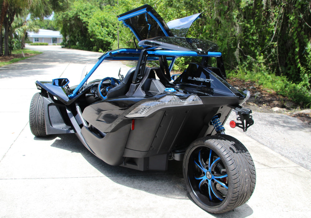 Aftermarket Gullwing Roof System for Polaris Slingshot