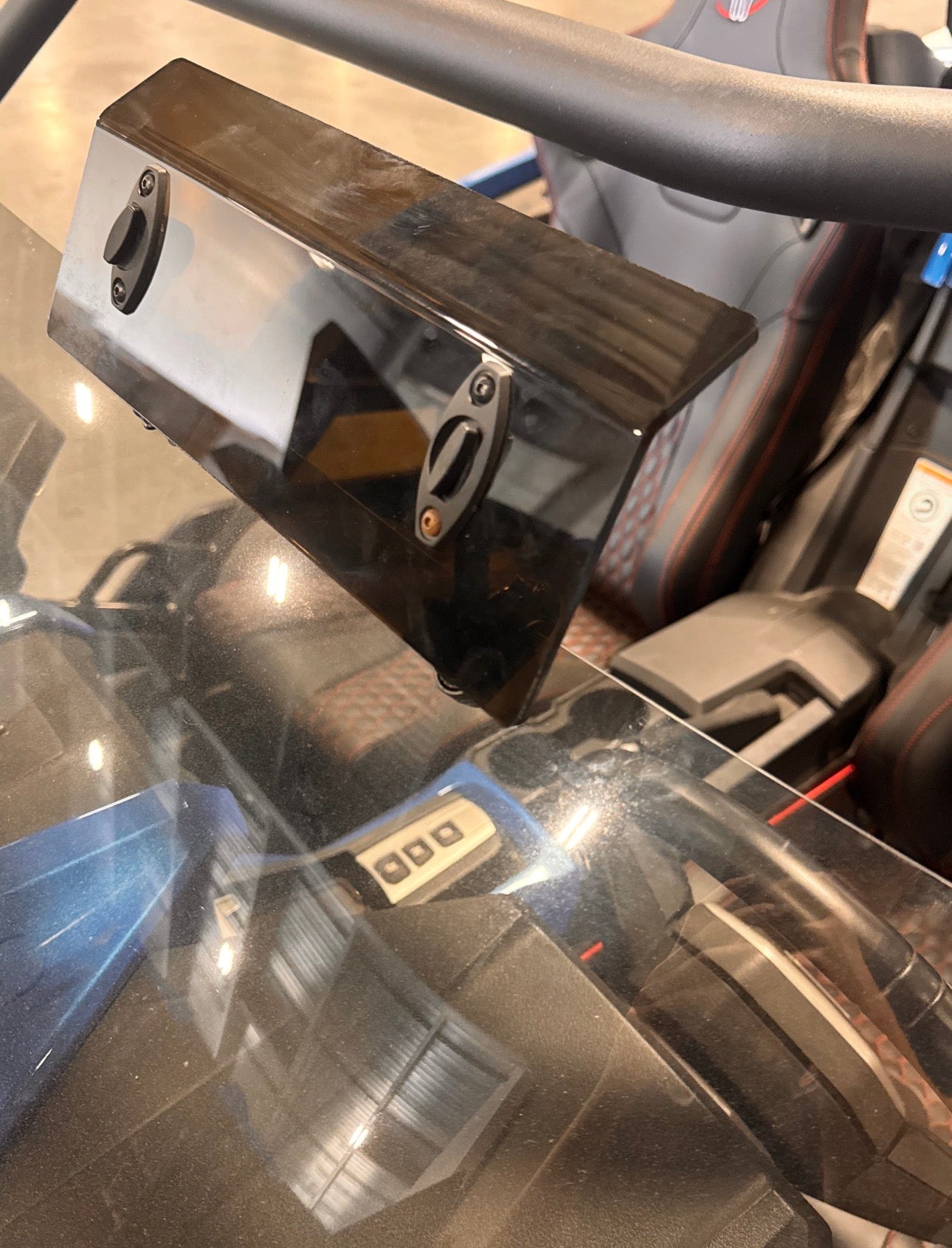Polaris Slingshot Wind Deflector Set — Adjustable Clamp-On Windshield Shield, 2-Panel 2015-2026+