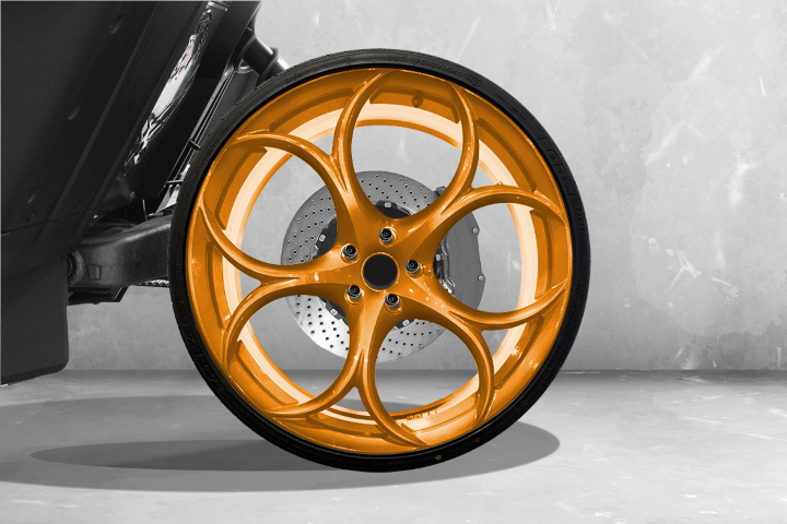 TWIST DYNAMICS FORGED ALUMINUM 22" AMMONITE WHEEL SET FOR THE POLARIS SLINGSHOT (2015-2024)