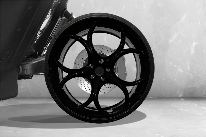 TWIST DYNAMICS FORGED ALUMINUM 22" AMMONITE WHEEL SET FOR THE POLARIS SLINGSHOT (2015-2024)