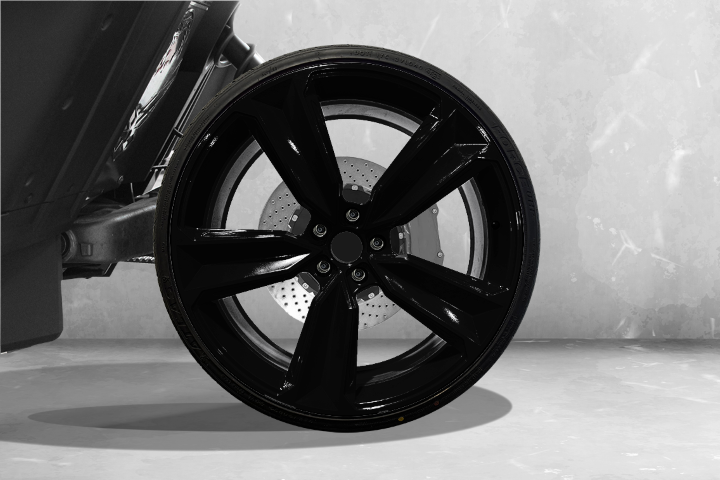 TWIST DYNAMICS FORGED ALUMINUM 22" MEGALODON WHEEL SET FOR THE POLARIS SLINGSHOT (2015-2024)