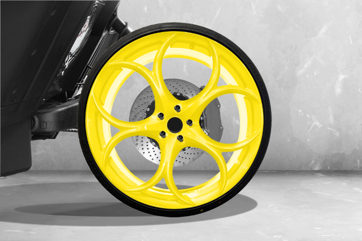 TWIST DYNAMICS FORGED ALUMINUM 22" AMMONITE WHEEL SET FOR THE POLARIS SLINGSHOT (2015-2024)