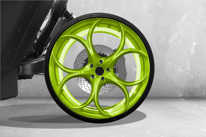 TWIST DYNAMICS FORGED ALUMINUM 22" AMMONITE WHEEL SET FOR THE POLARIS SLINGSHOT (2015-2024)