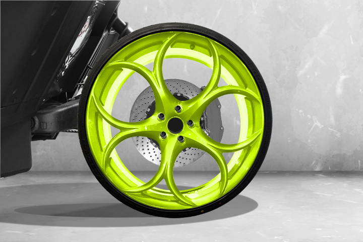 TWIST DYNAMICS FORGED ALUMINUM 22" AMMONITE WHEEL SET FOR THE POLARIS SLINGSHOT (2015-2024)