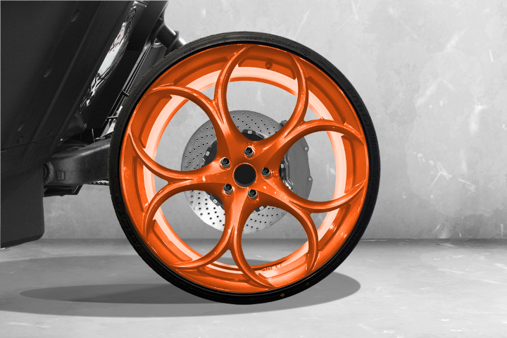 TWIST DYNAMICS FORGED ALUMINUM 22" AMMONITE WHEEL SET FOR THE POLARIS SLINGSHOT (2015-2024)