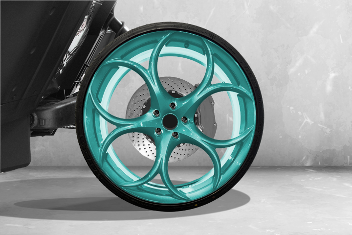 TWIST DYNAMICS FORGED ALUMINUM 22" AMMONITE WHEEL SET FOR THE POLARIS SLINGSHOT (2015-2024)