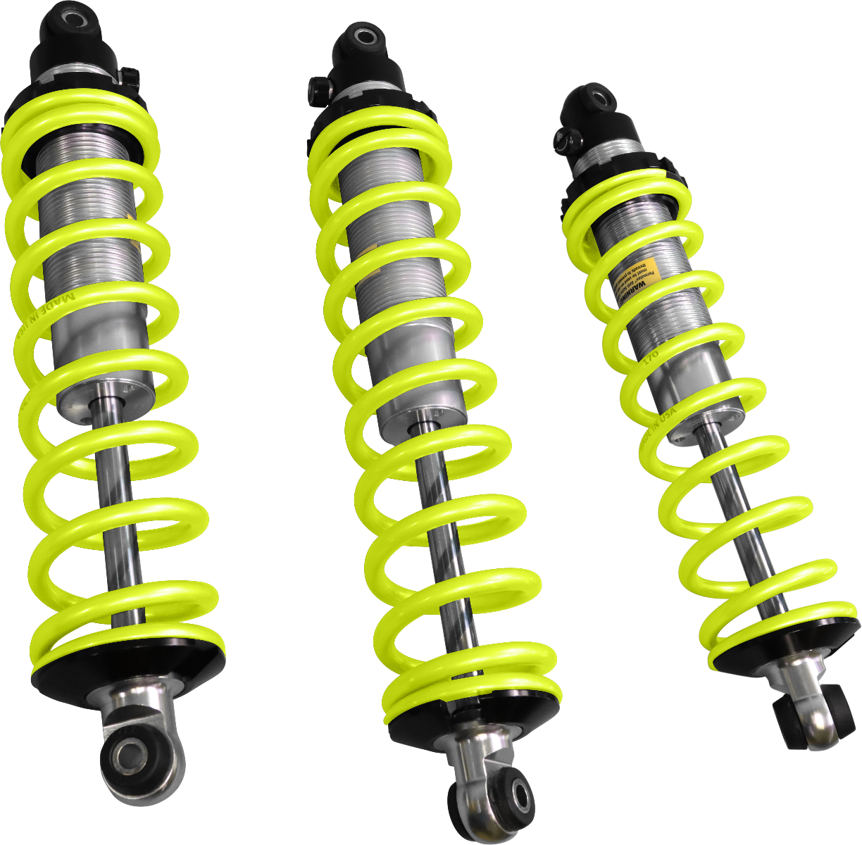 TWIST DYNAMICS DOUBLE ADJUSTABLE SHOCK SET FOR THE POLARIS SLINGSHOT (2015-2024)