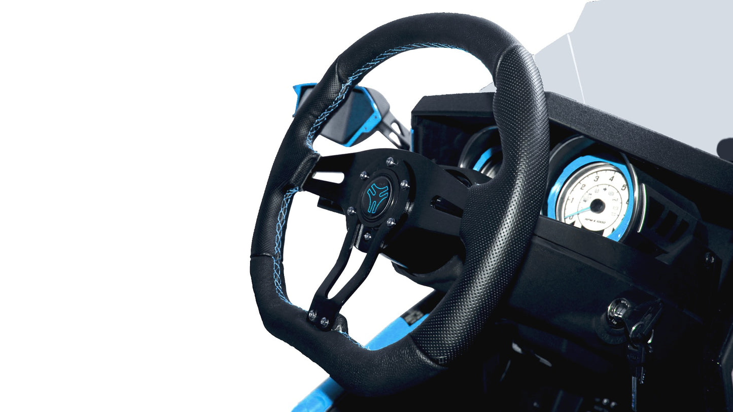 TWIST DYNAMICS FLAT STEERING WHEEL KIT WITH ADAPTER FOR THE POLARIS SLINGSHOT